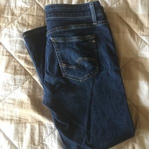 Silver Jeans Suki Skinny Crop 28 X 25